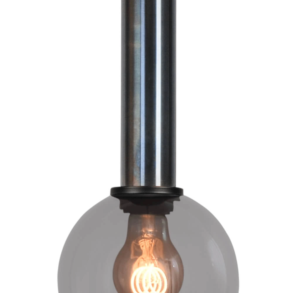 Lampe suspendue Ø 15cm Bella 2 Huile tachetée avec verre fumé Masterlight 8718121334196