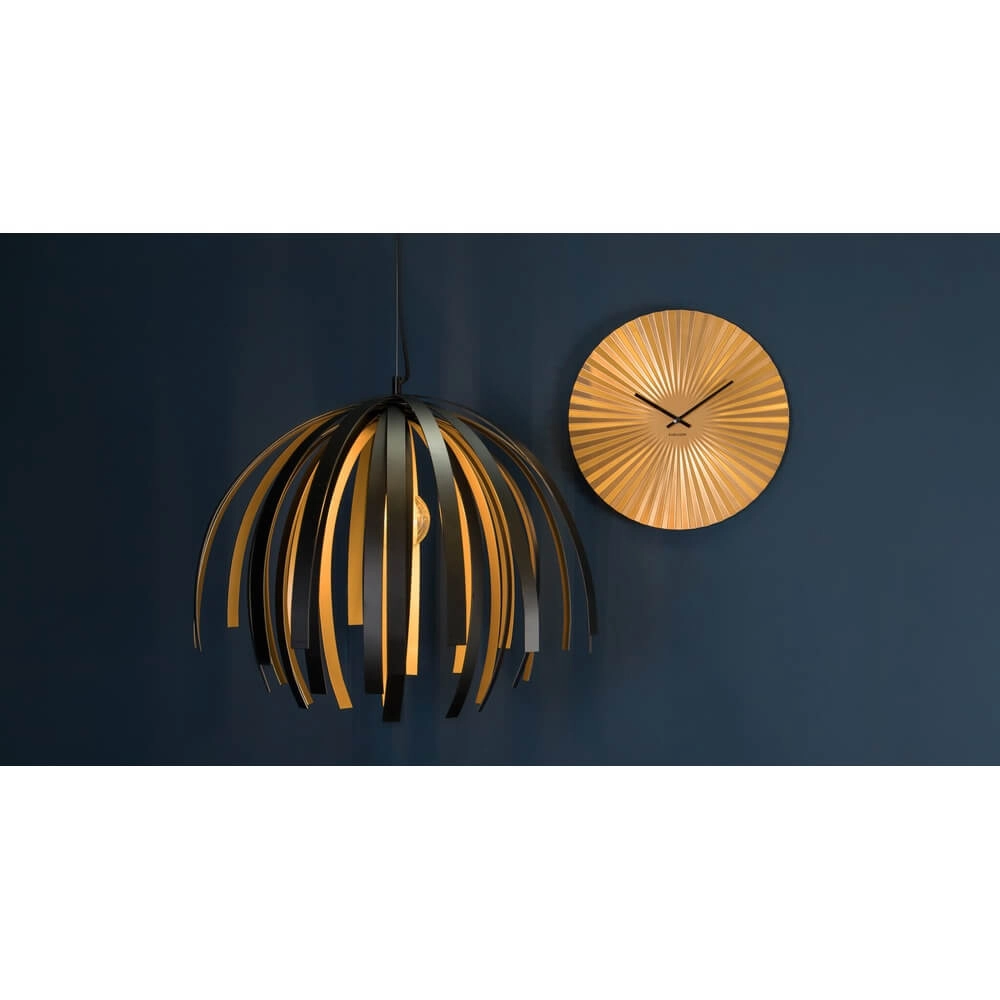 Horloge murale Sensu doré - Ø 40cm Karlsson 8714302613500