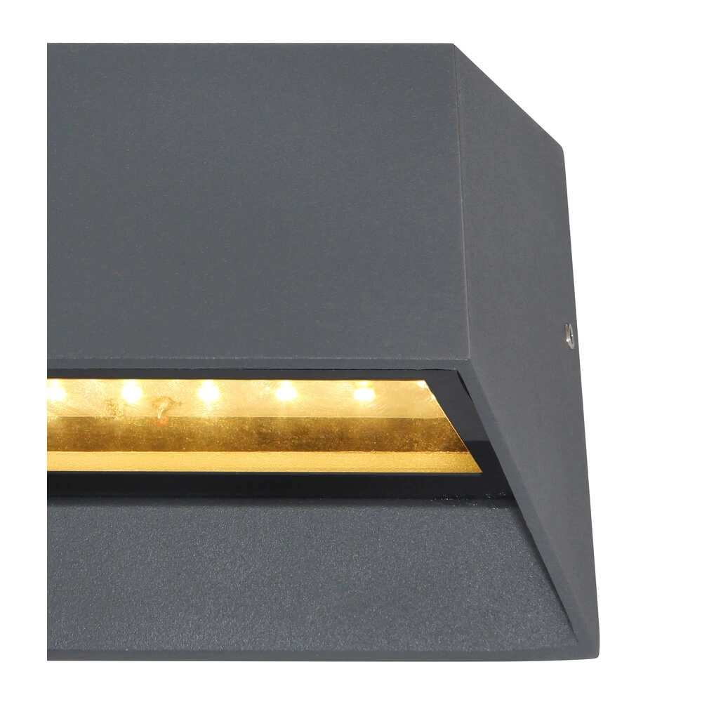 Applique murale Honna rectangle anthracite Globo 9007371419159