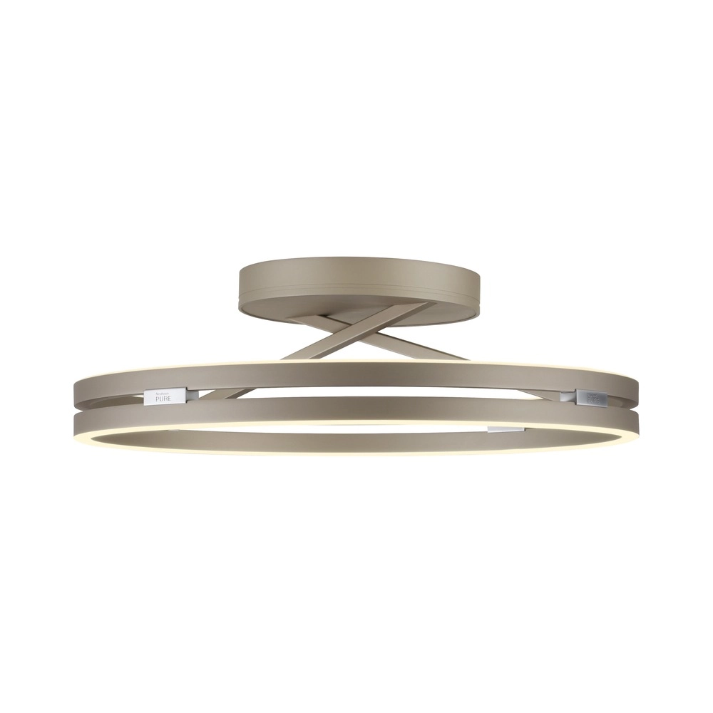 Lumière LED de plafond Pure Loop Ø 60 cm - bronce Paul Neuhaus 4012248398340