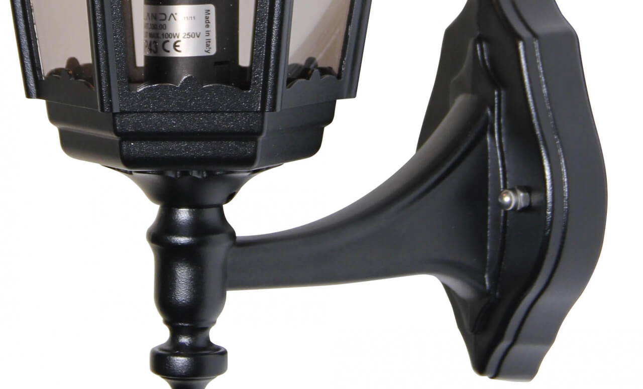 Lampe d'extérieur classique Cartella Up noir Franssen 8033239039031