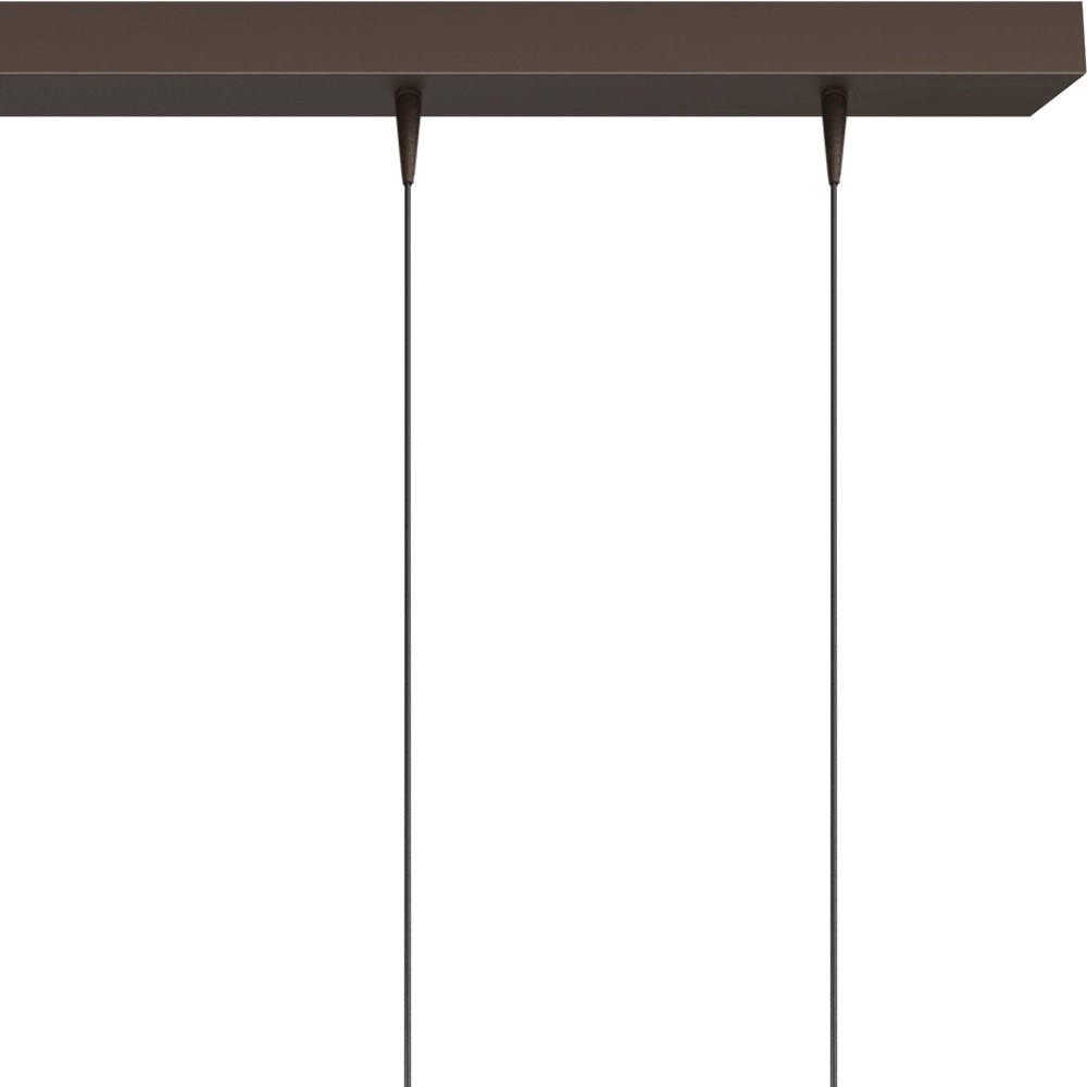 Lampe suspendue à 8 lampes Talana 160 cm cacao brun Ø 6 cm DTW Masterlight 8718121399010