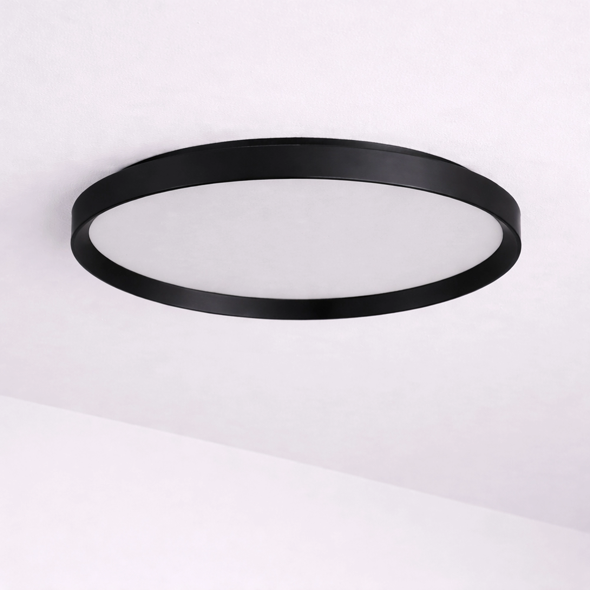 Lumière de plafond élégante Prisma noir Ø 35cm Lyora 5053423315201