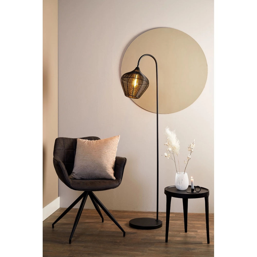 Lampe de pied Alvaro Noir Light & Living 8717807602635