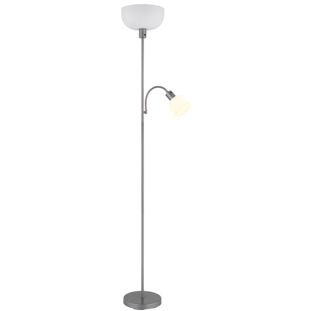 Lampe de pied Hinton Gris argenté Globo 9007371531592