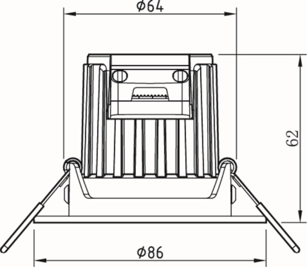 Spot blanc Abrosa Philips 8719514254596