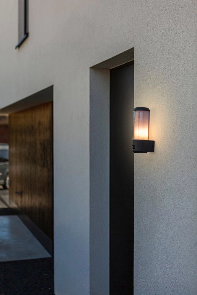 Applique anthracite Heros avec capteur Lutec 6939412014920