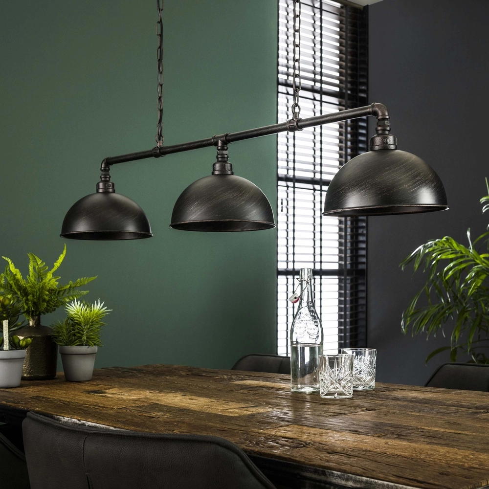 Lampe pendante industrielle Industrial 3-lumière Lyora 8716803511309