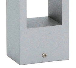 Lampe LED pour allée de jardin Padestal 90 cm - gris Albert 4007235922523