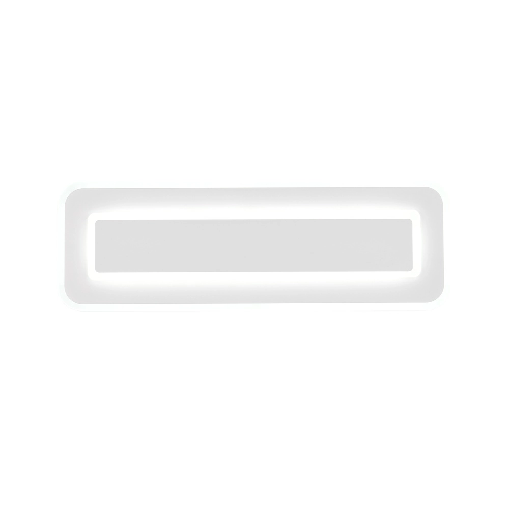 Lampe de plafond moderne Riva blanc 60 cm Trio 4017807682915