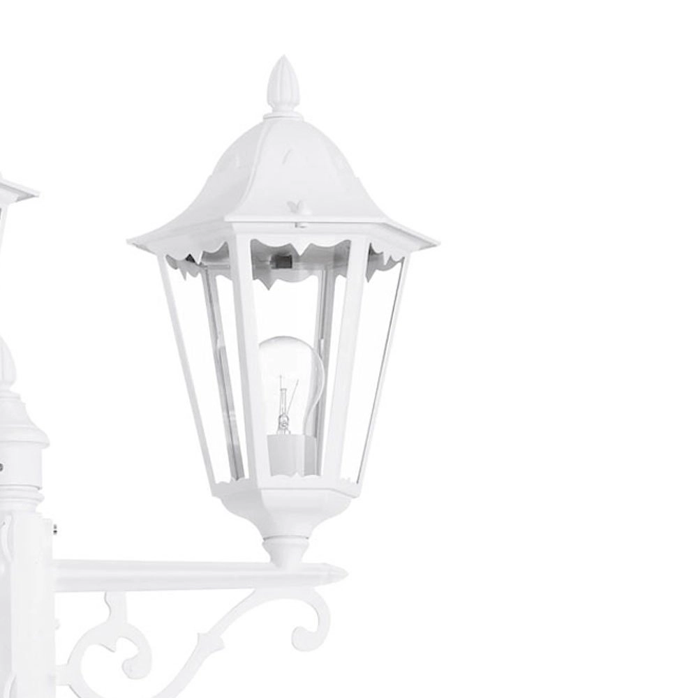 Lampadaire Jardin Navedo 3 lumières blanc Eglo 9002759934545
