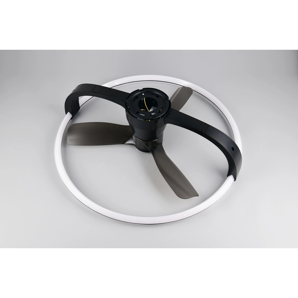 Ventilateur de maison intelligente Stockholm noir Ø 73,5 Tuya Trio 4017807693133