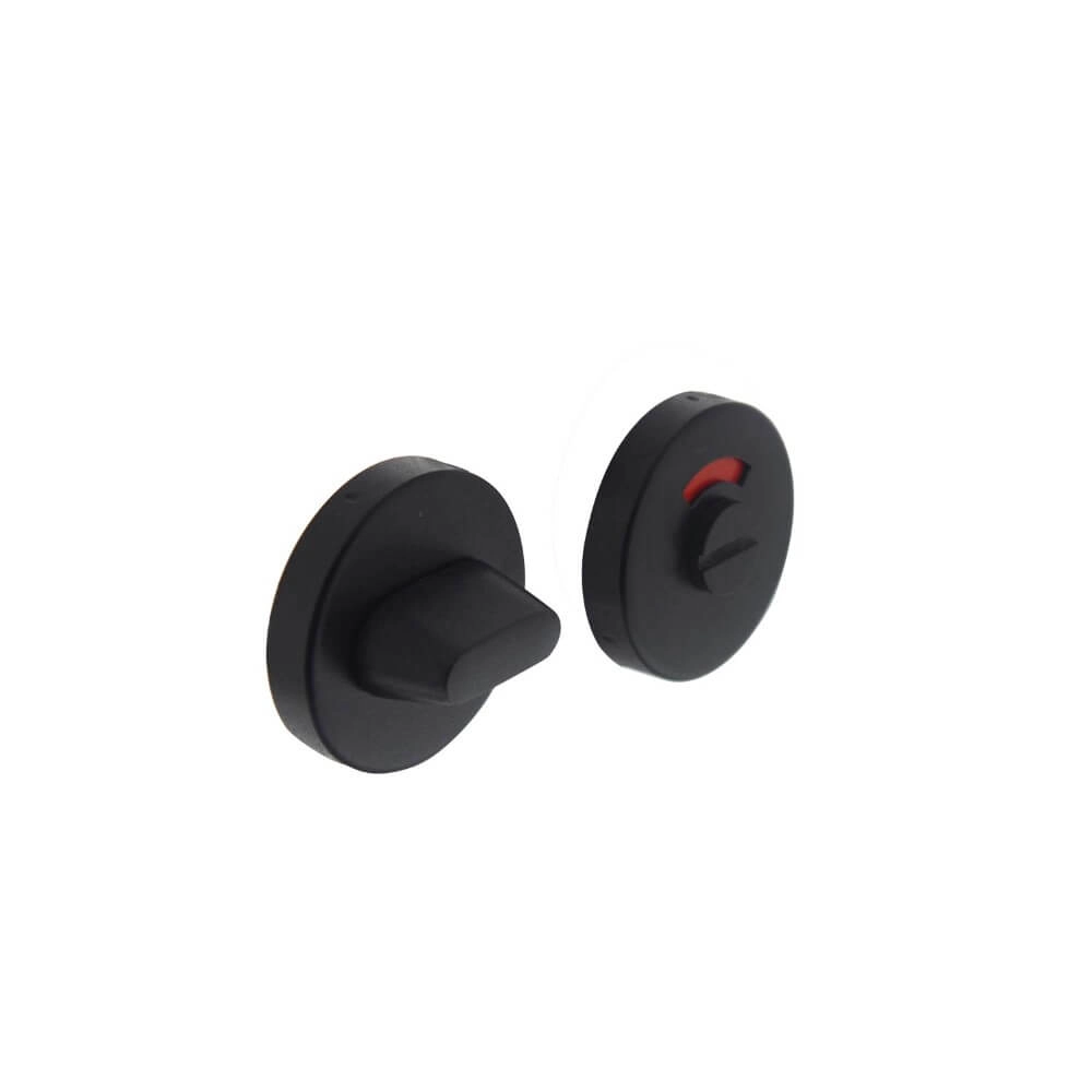 Fermeture des toilettes Tira rond noir Ø 5.3cm