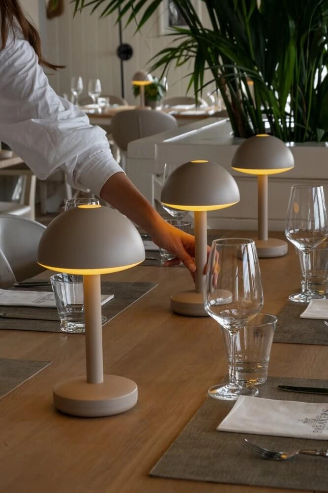 Lampe de table rechargeable Bug Beige Humble 7446023313322