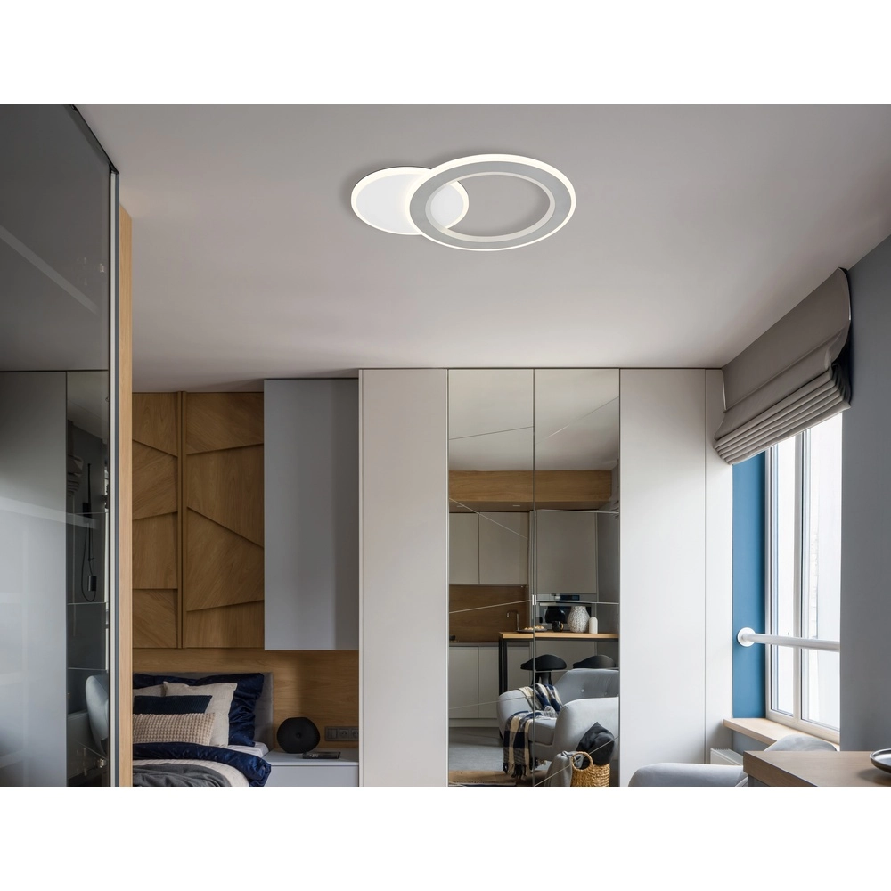 Lampe de plafond à design Mavis Blanc Globo 9007371589234