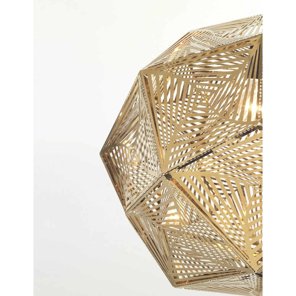 Suspension design Foggia Ø 48cm doré Lyora 5212017412843