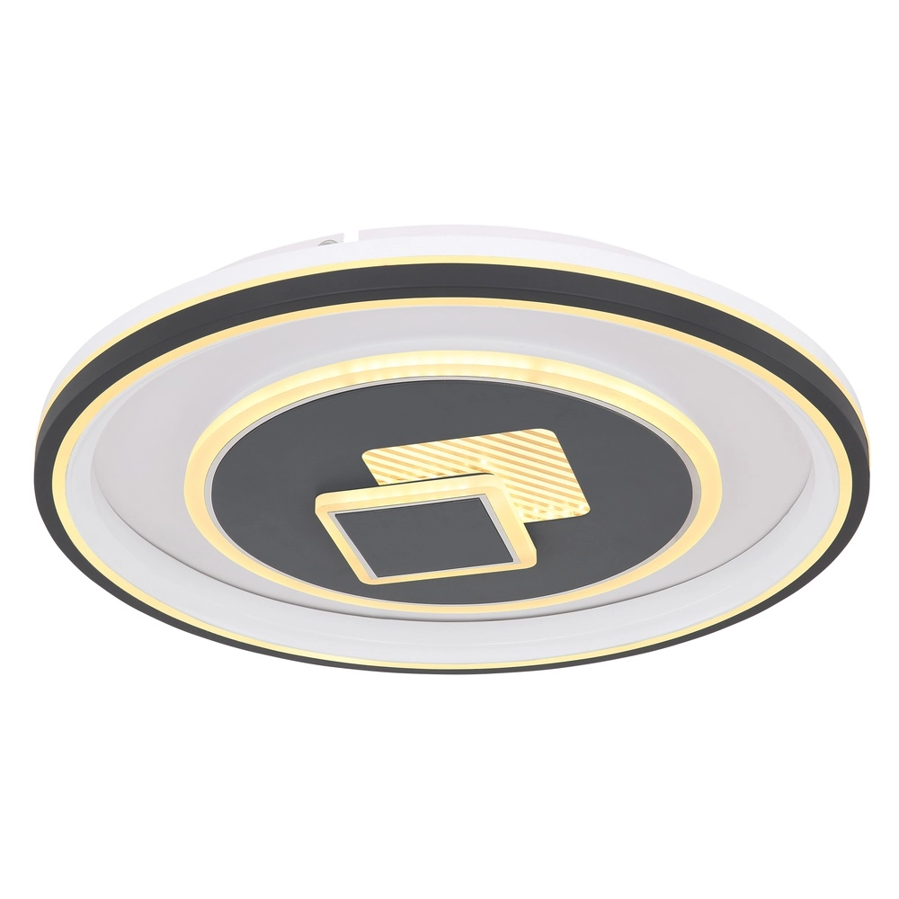 Lampe de plafond Sundi blanc avec noir Globo 9007371428915