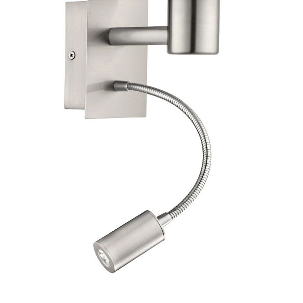 Applique murale Pasteri capuche taupe avec liseuse Eglo 9002759964788