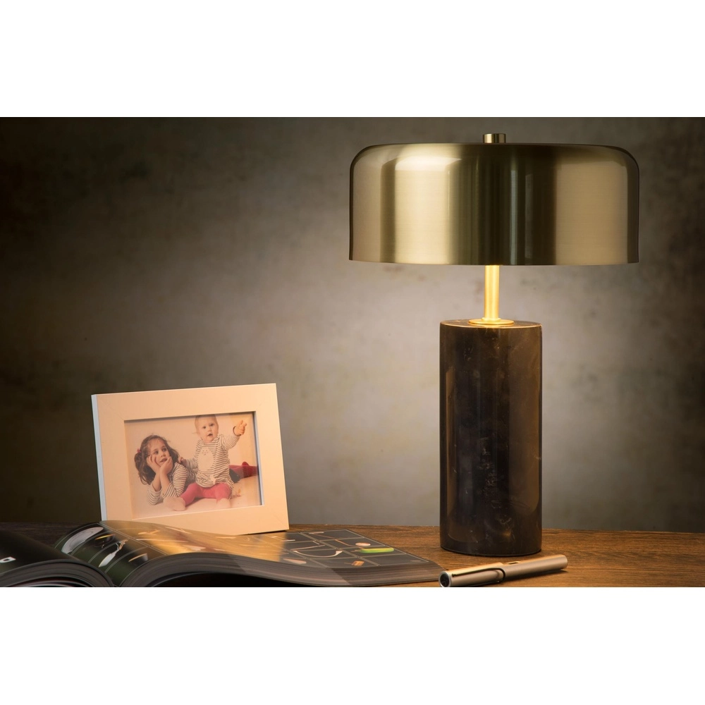 Lampe de table Mirasol noir avec or Lucide 5411212343390