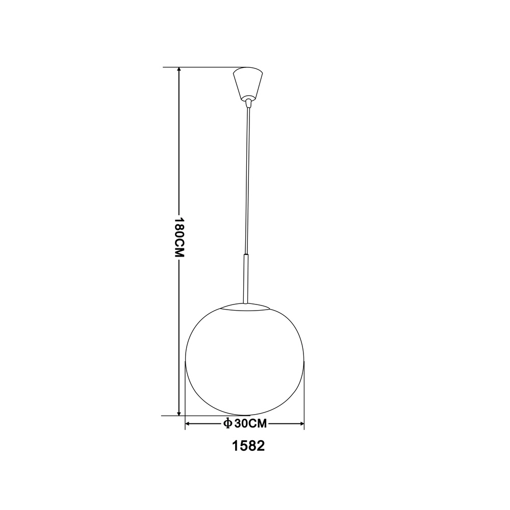 Lampe pendante de conception Balla nickel avec blanc Ø 30cm Globo 9007371129416