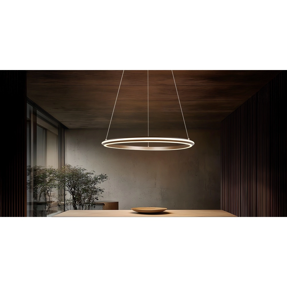 Suspension Amador brun moka Ø 75cm Trio 4017807664188