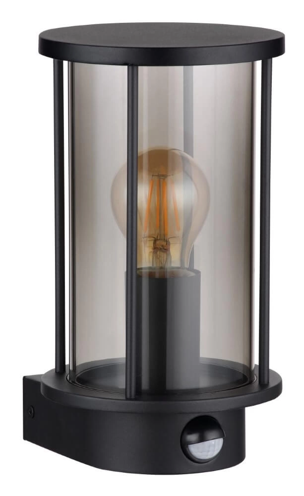 Applique Gracey verre fumé avec capteur Globo 9007371435838