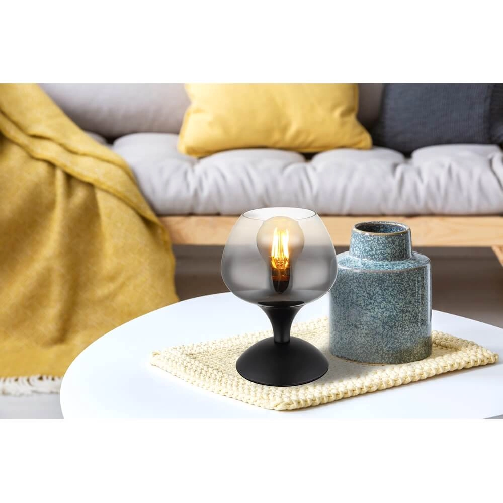 Lampe de table noire Maxy Ø 15cm Globo 9007371474134