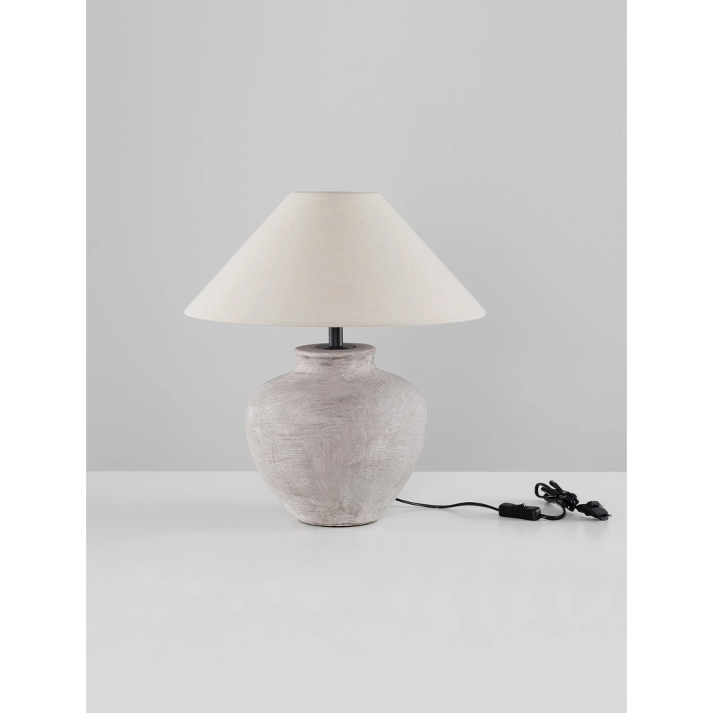 Lampe de table Lupe Céramique beige Lyora 5212017477880