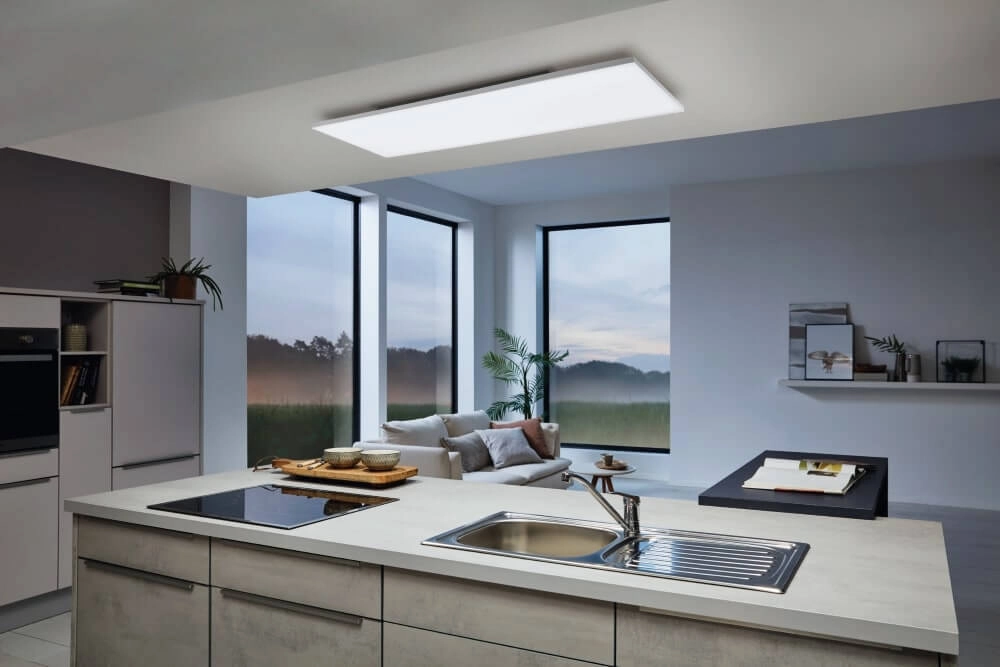 Plafonnier Zigbee Turcona-Z 120x30cm blanc Eglo 9008606221967