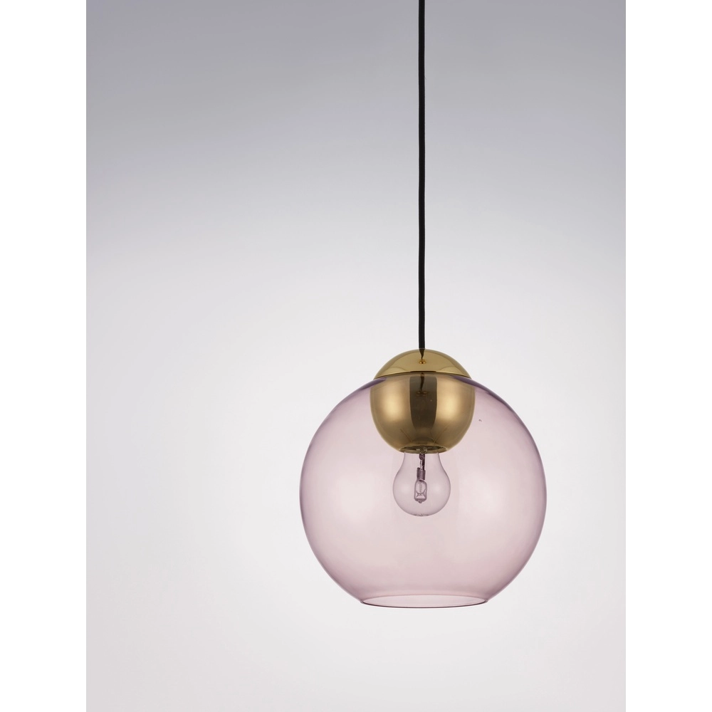 Suspension design Midori verre rose Lyora 5212017434289