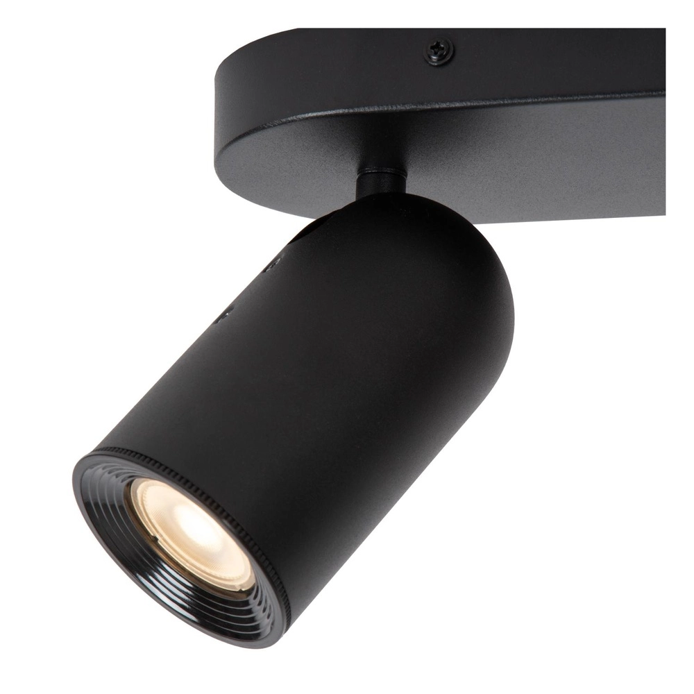 Projecteur de plafond Punch 2-noir clair Lucide 5411212134325