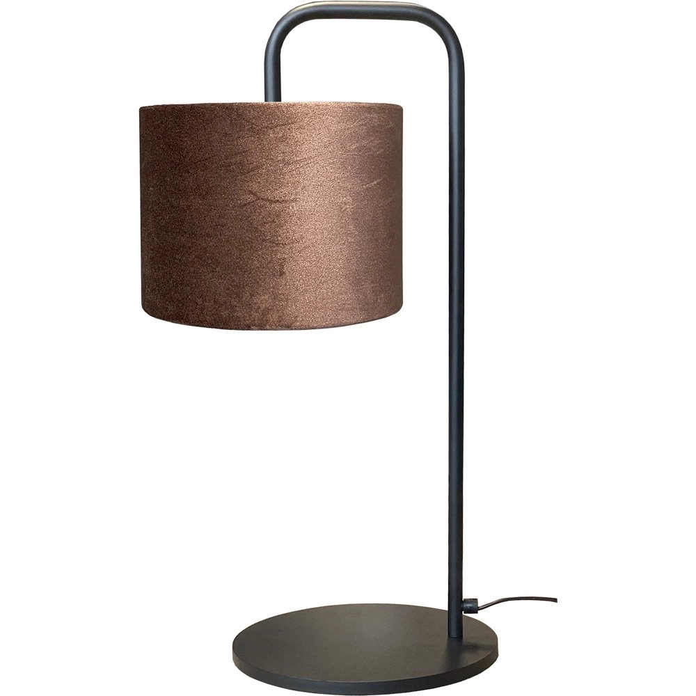 Lampe de table Venus avec abat-jour marron