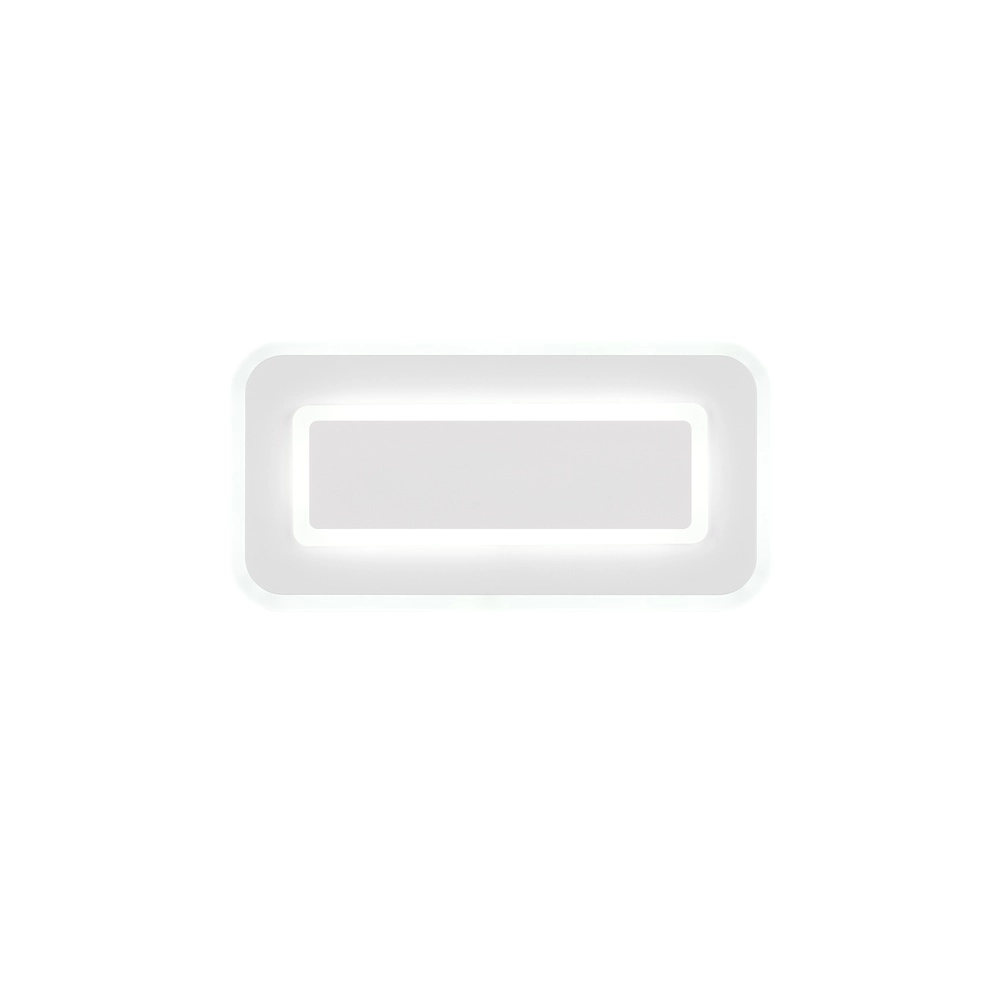 Lampe de plafond moderne Riva blanc 40 cm Trio 4017807682939