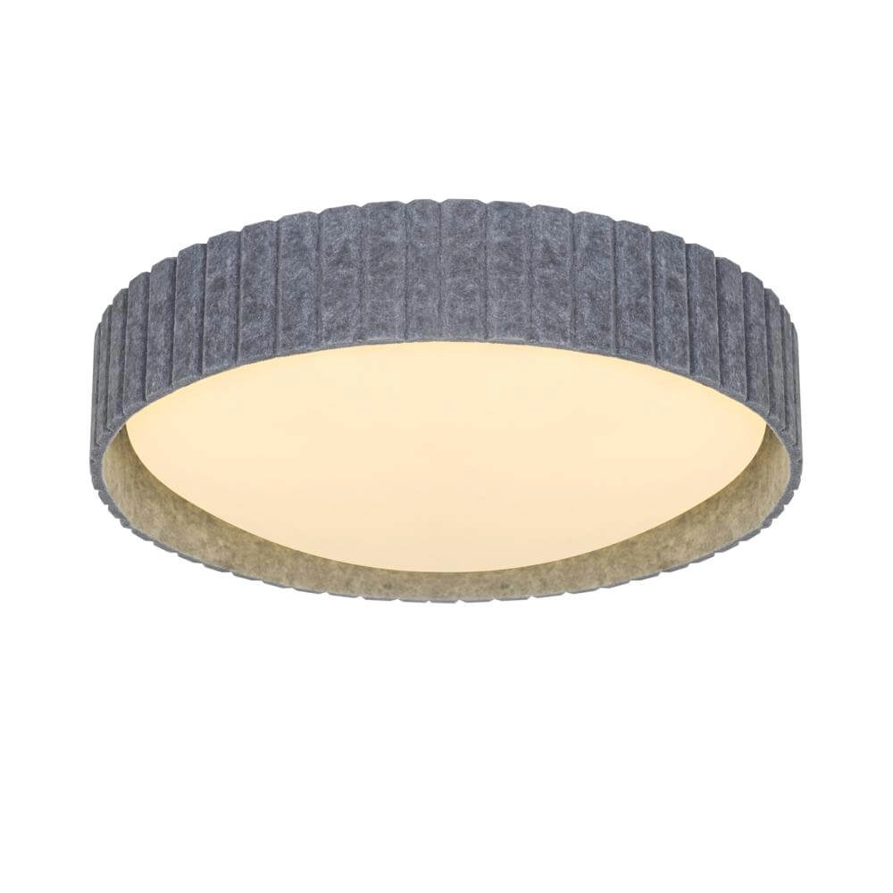Plafonnier Corato feutre gris Ø 42cm Plafonnier Corato feutre gris Ø 42cm