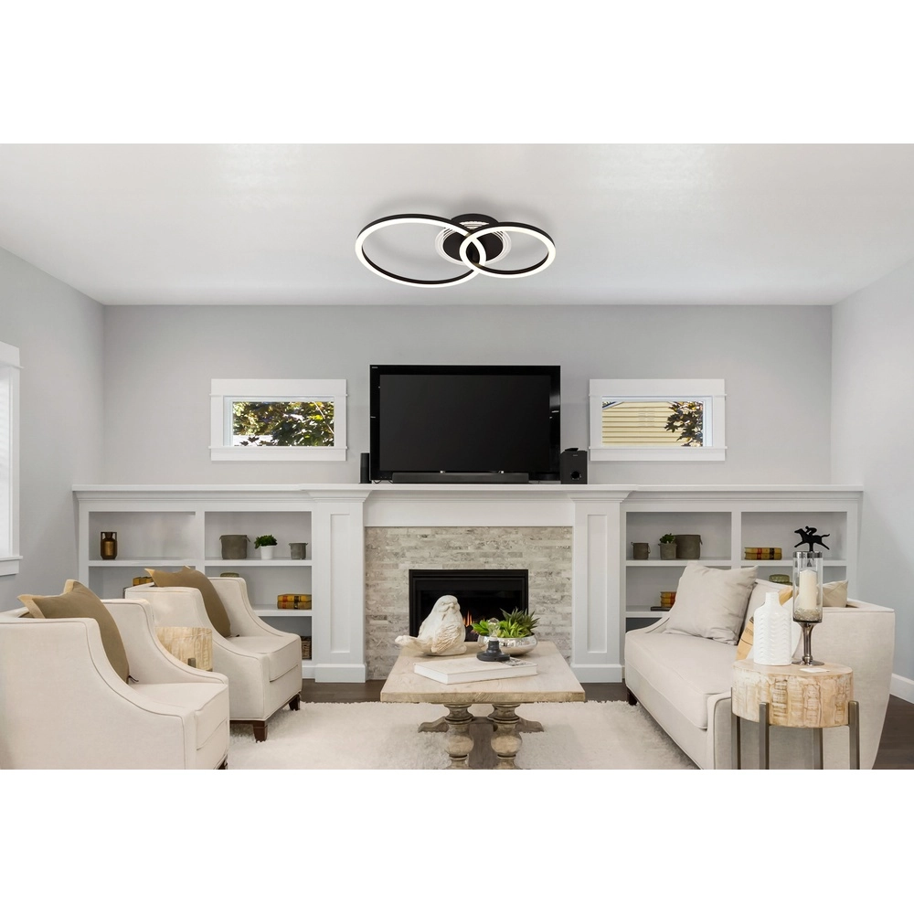 Lampe de plafond noire Loretta Conception Globo 9007371481293