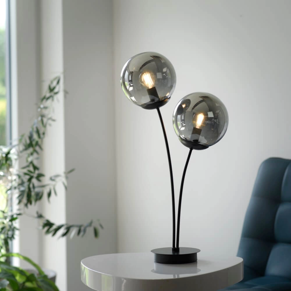 Lampe de table Big Widow noir Just Light 4043689988401