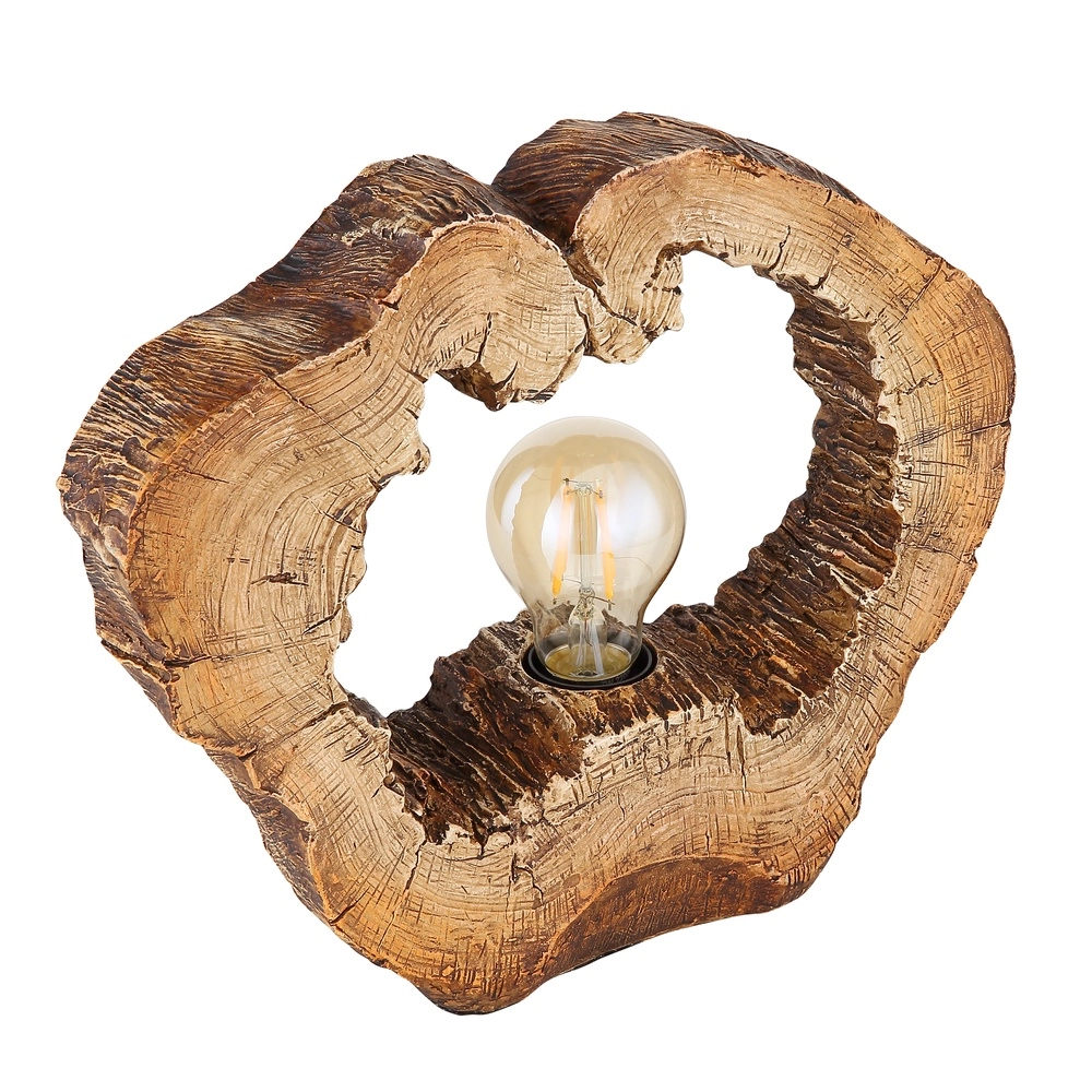Lampe de table unique Vinzenz bois Globo 9007371426706