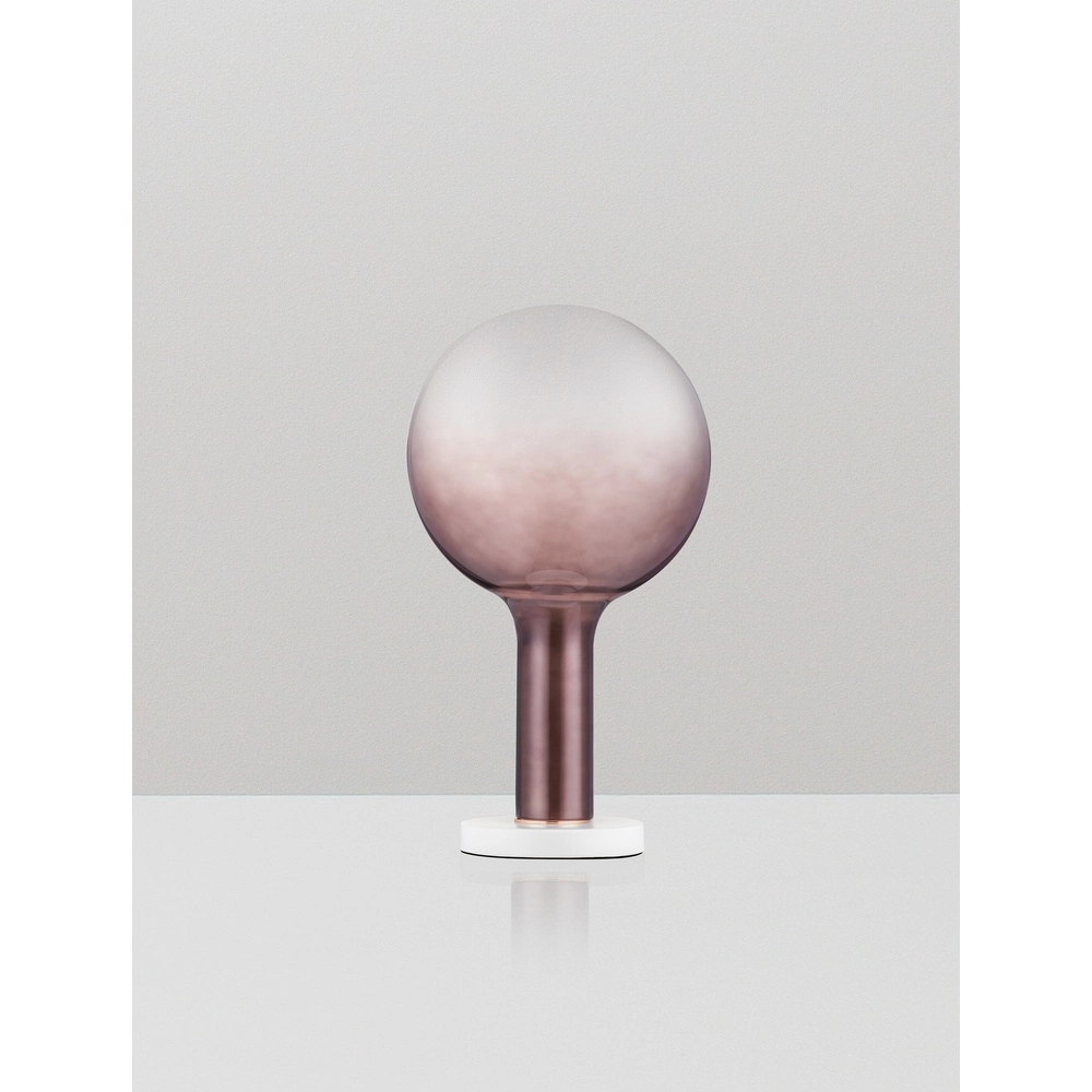 Lampe de table Nostos verre brun Lyora 5212017461179