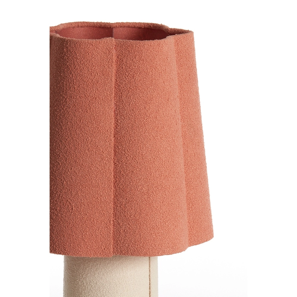 Lampe de table Musaby Forme organique - blanc et rose Light & Living 8717807784256