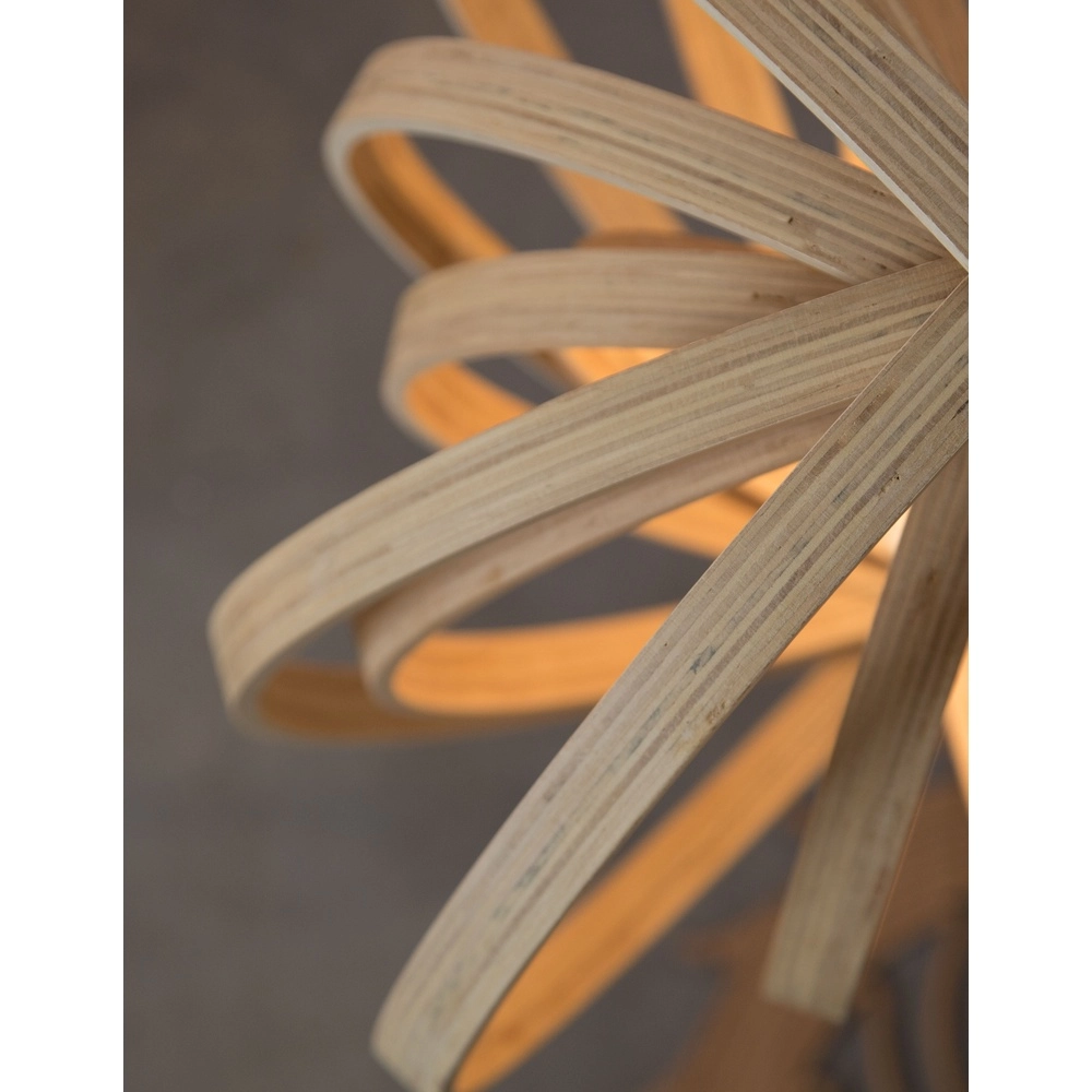 Suspension moderne Asco bois Ø 43cm Lyora 5212017424945