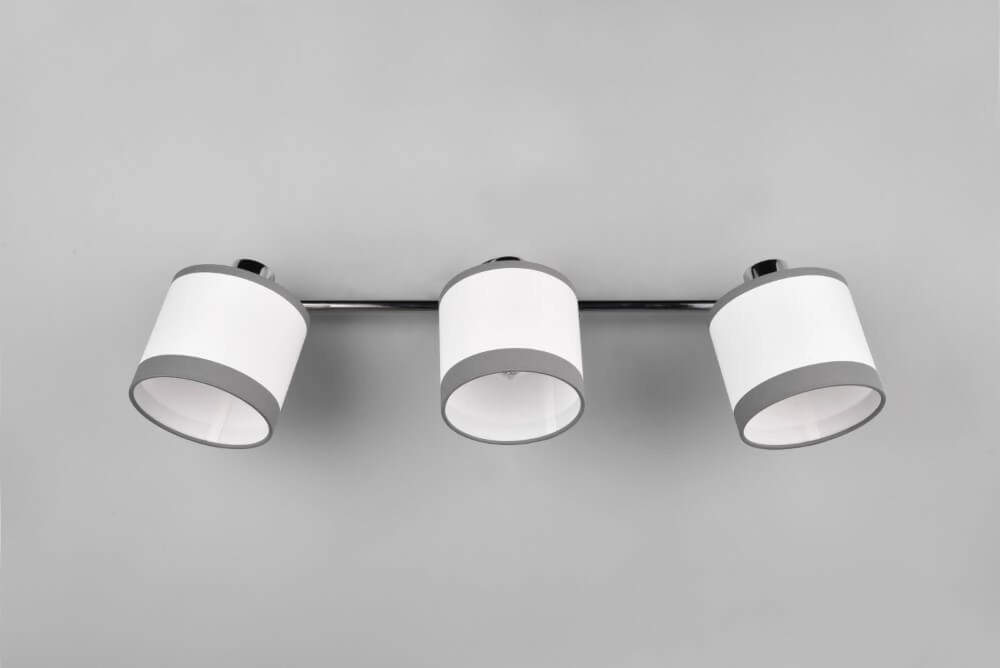 Plafonnier Davos blanc à 3 lumières Trio 4017807574258