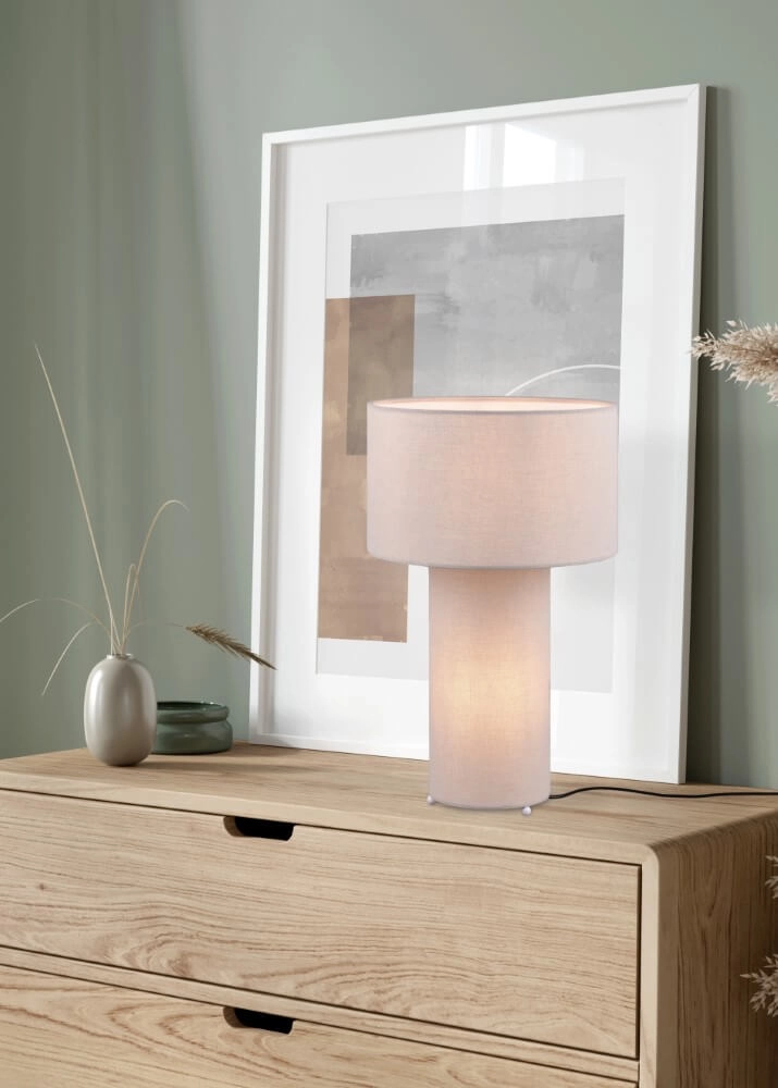 Lampe de table design Bale gris Trio 4017807568776