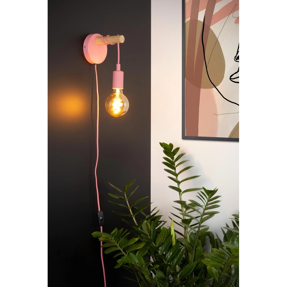 Lampe murale Pola rose Lucide 5411212082947