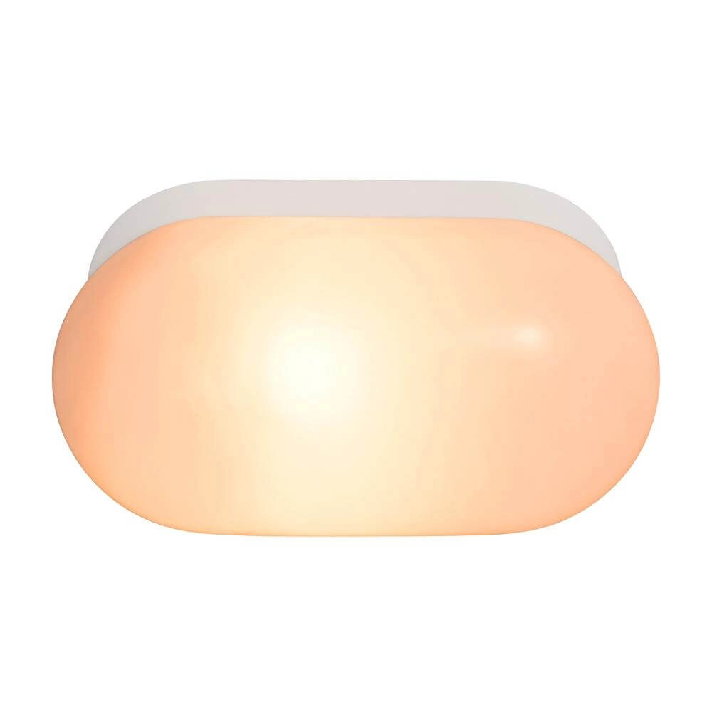 Plafonnier Foam Ovale blanc