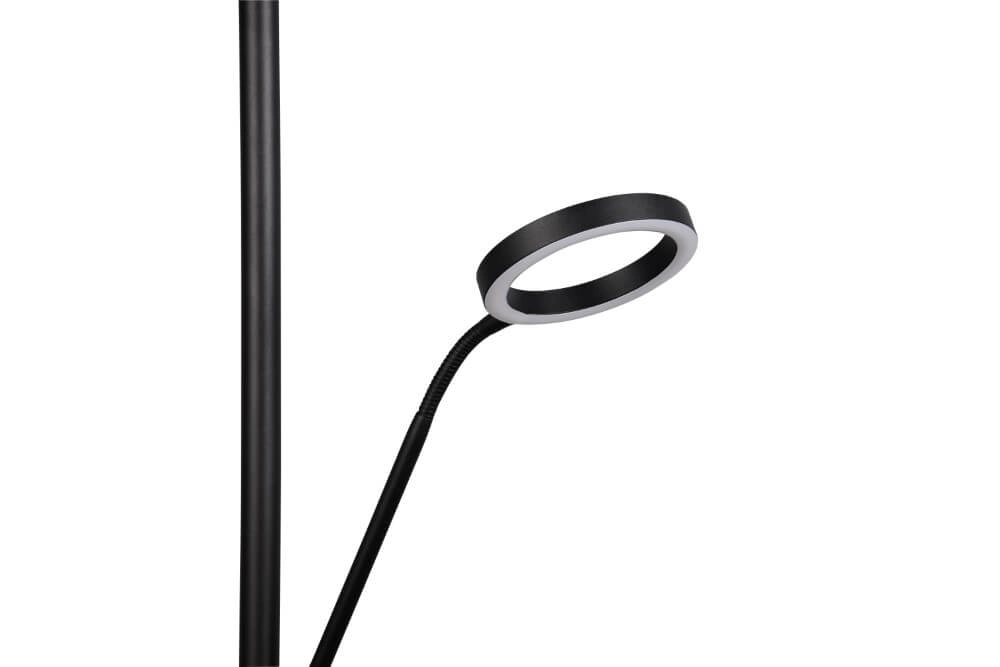 Lampe de lecture design Willis Noir - 180 cm Trio 4017807618112