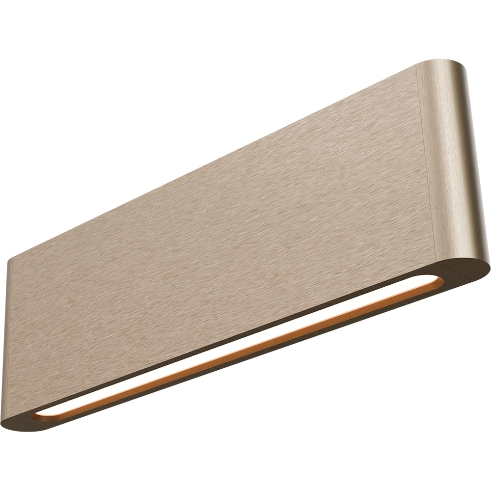 Spot mural moderne Atina 34cm bronze cuivré