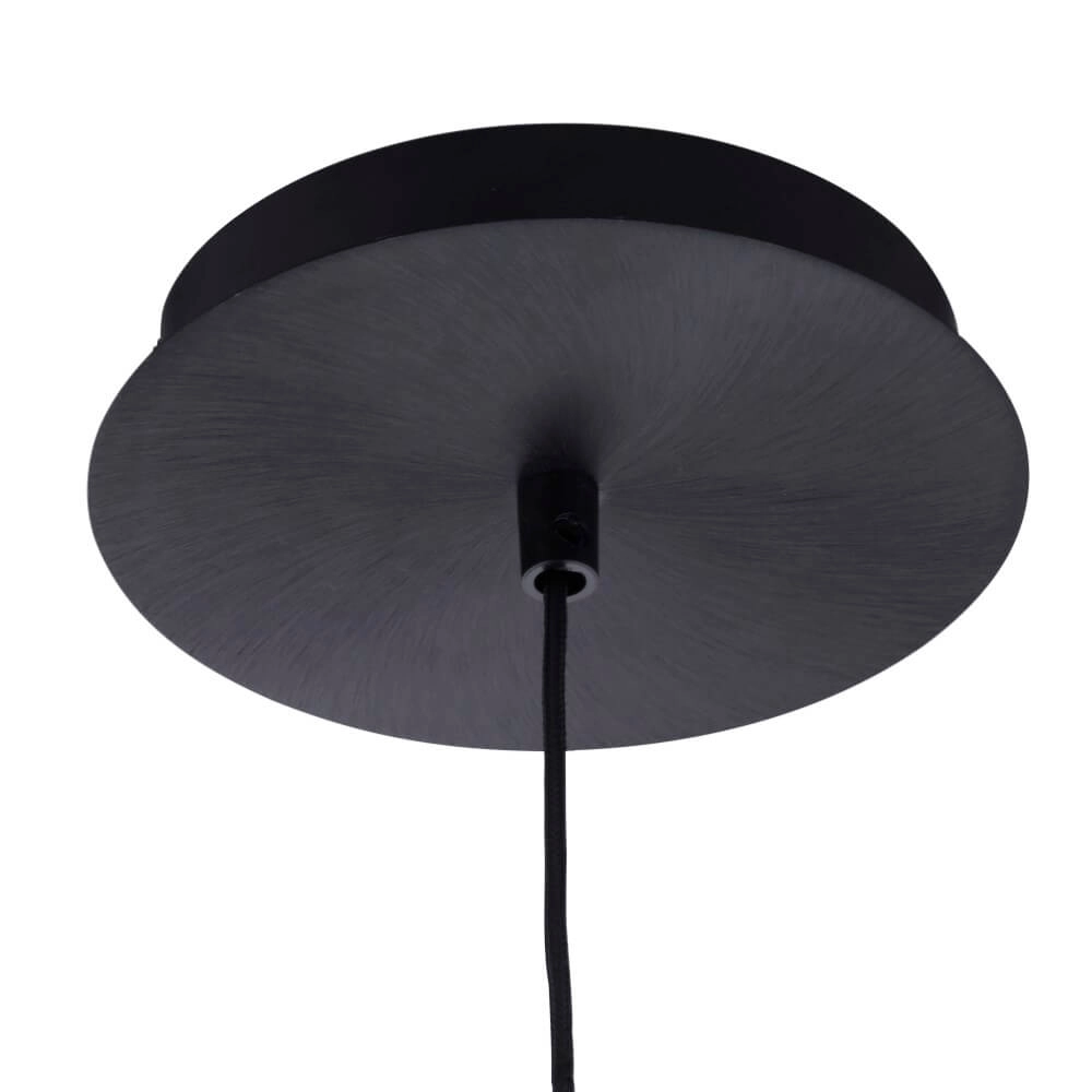 Lampe suspendue unique Flute 1 lumière noir Paul Neuhaus 4012248374764