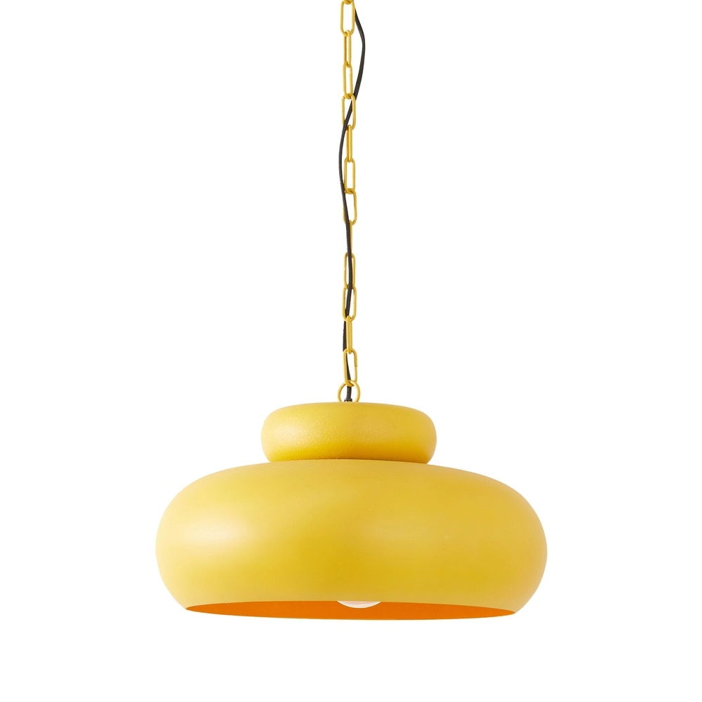 Lampe suspendue Neiva Ø 46cm - jaune ocre - 1x E27 Light & Living 8717807807931