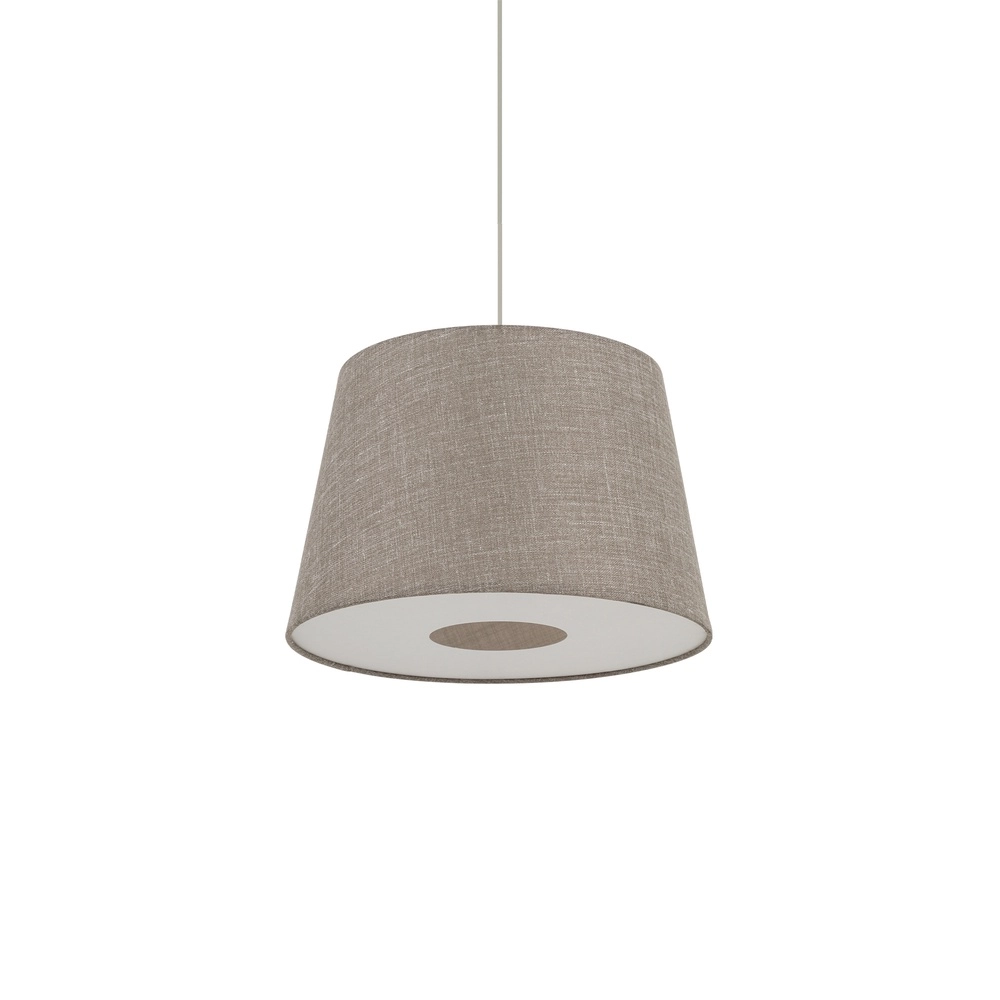 Lampe suspendue Tutoia brun sable Ø 46cm Lyora 5903139116824