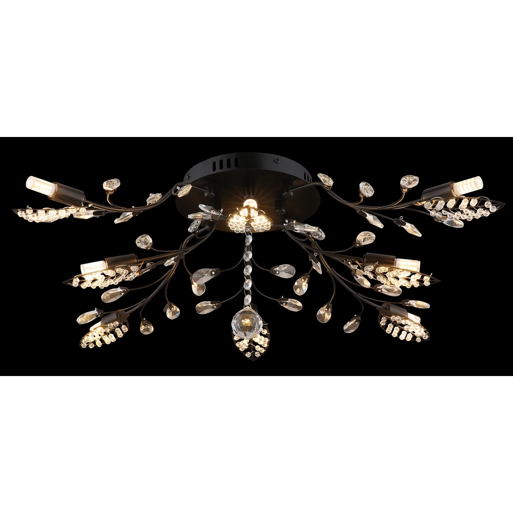 Lampe de plafond classique Janis Noir Globo 9007371572151